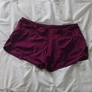 Lululemon speed up short 2.5 inseam purple